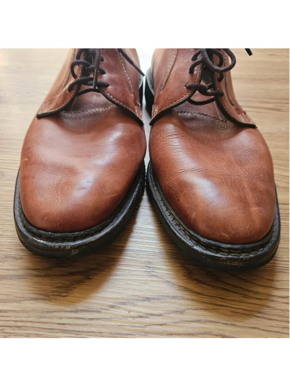Allen Edmonds Badlands Brown Leather Dress Shoes Mens 11D
